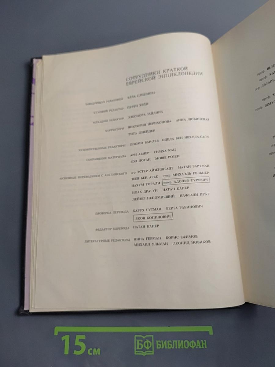 Краткая еврейская энциклопедия. Том 1: Аарон – Высоцкий