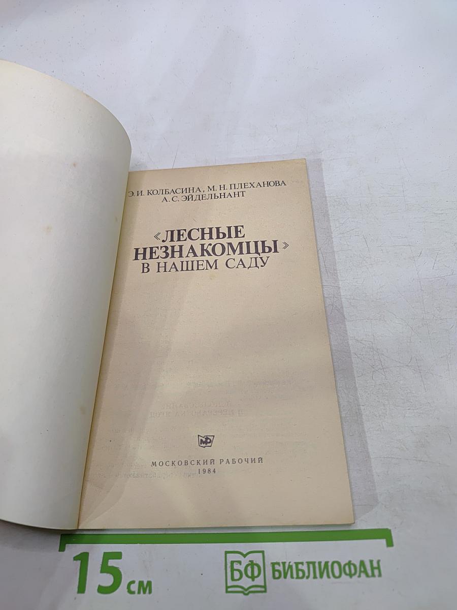 Лесные незнакомцы в нашем саду