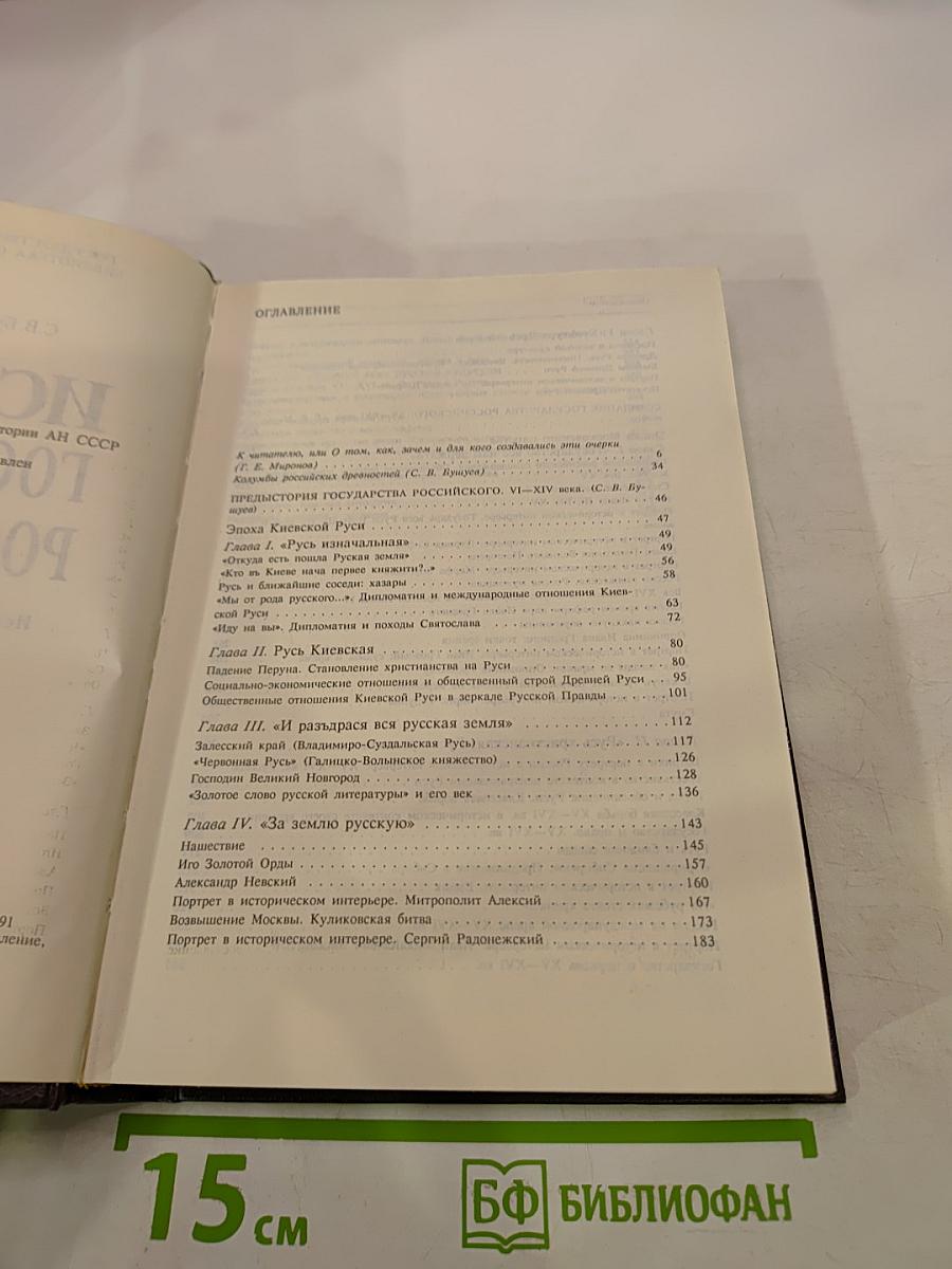 История государства Российского. Историко-библиографические очерки. Книга первая. IX-XVI вв.
