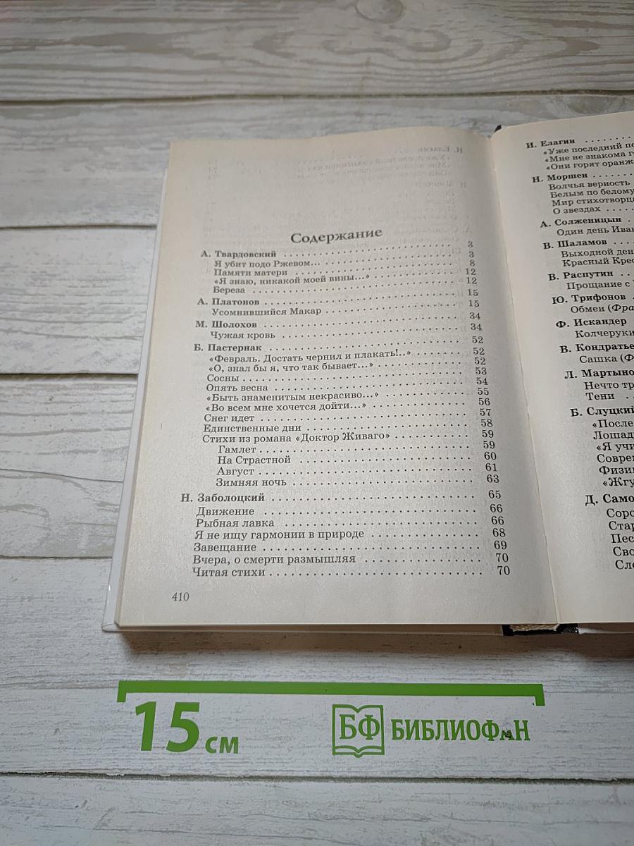 Русская литература XX века. Хрестоматия. 11 класс. Часть 2