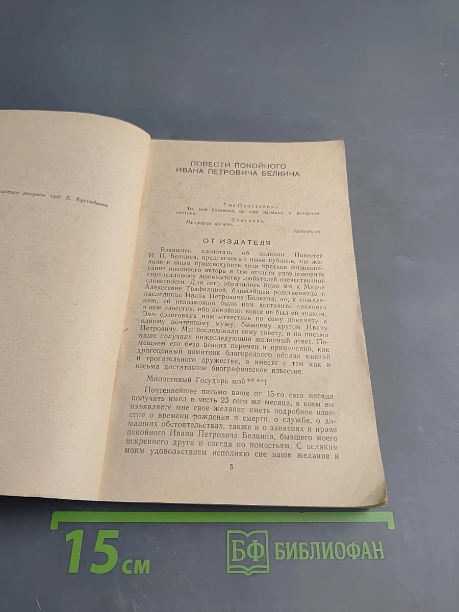 Повести Белкина. Дубровский. Капитанская дочка