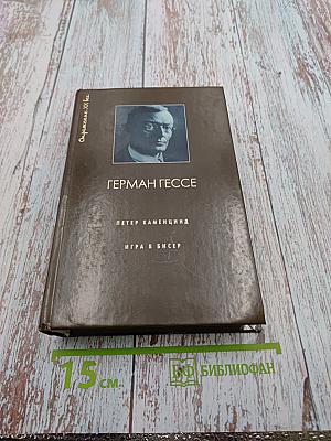 Петер Каменцинд. Игра в бисер