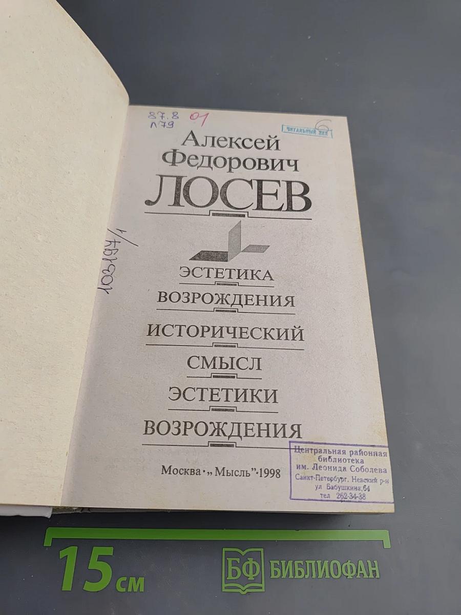 Эстетика Возрождения. Исторический смысл эстетики Возрождения
