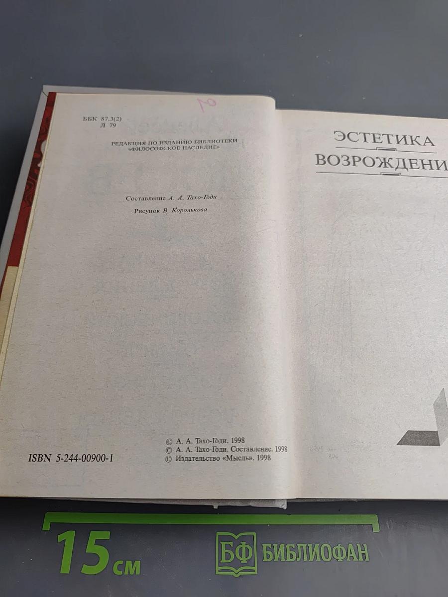 Эстетика Возрождения. Исторический смысл эстетики Возрождения