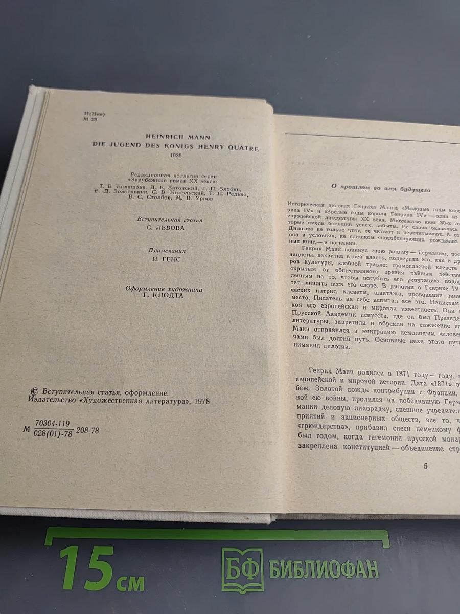 Молодые годы короля Генриха IV