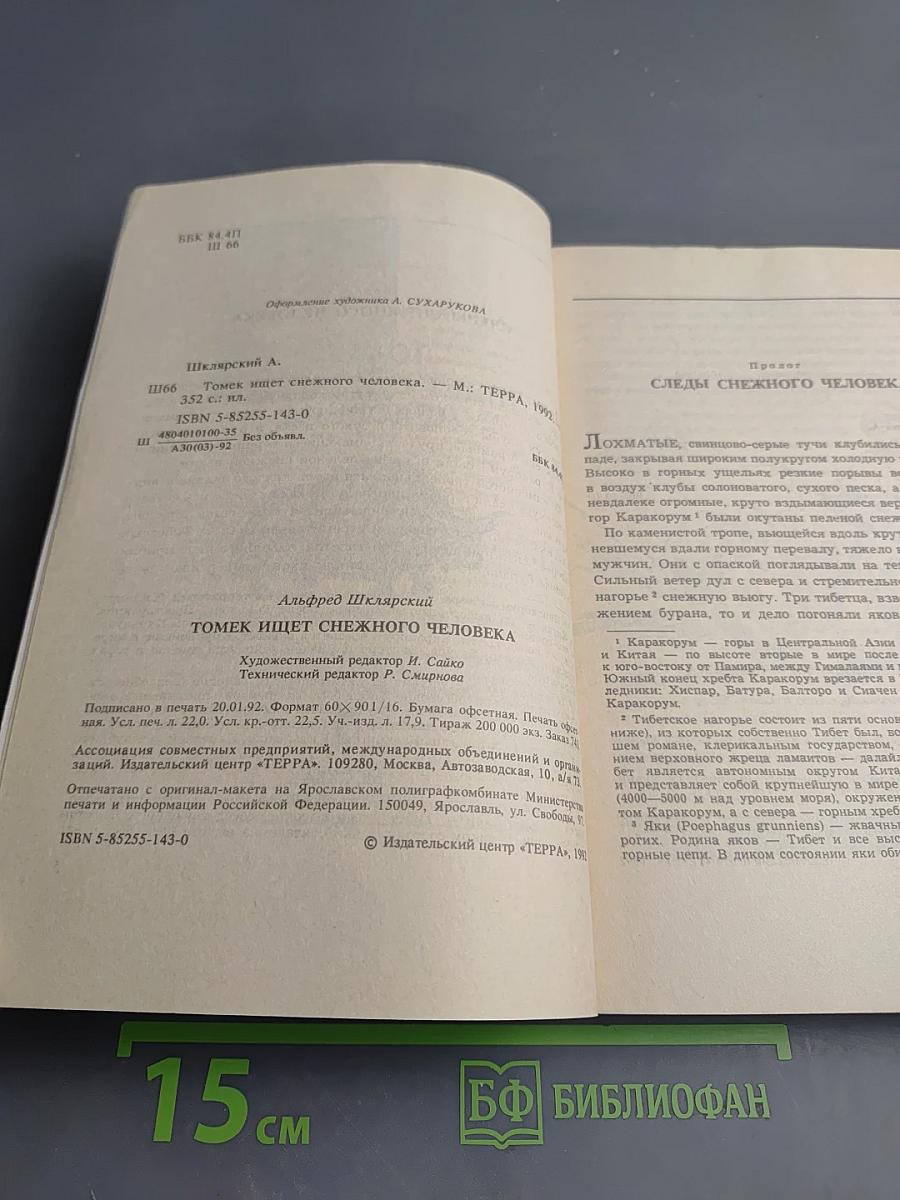 Томек ищет снежного человека