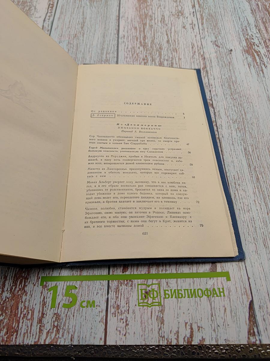 Итальянская новелла Возрождения