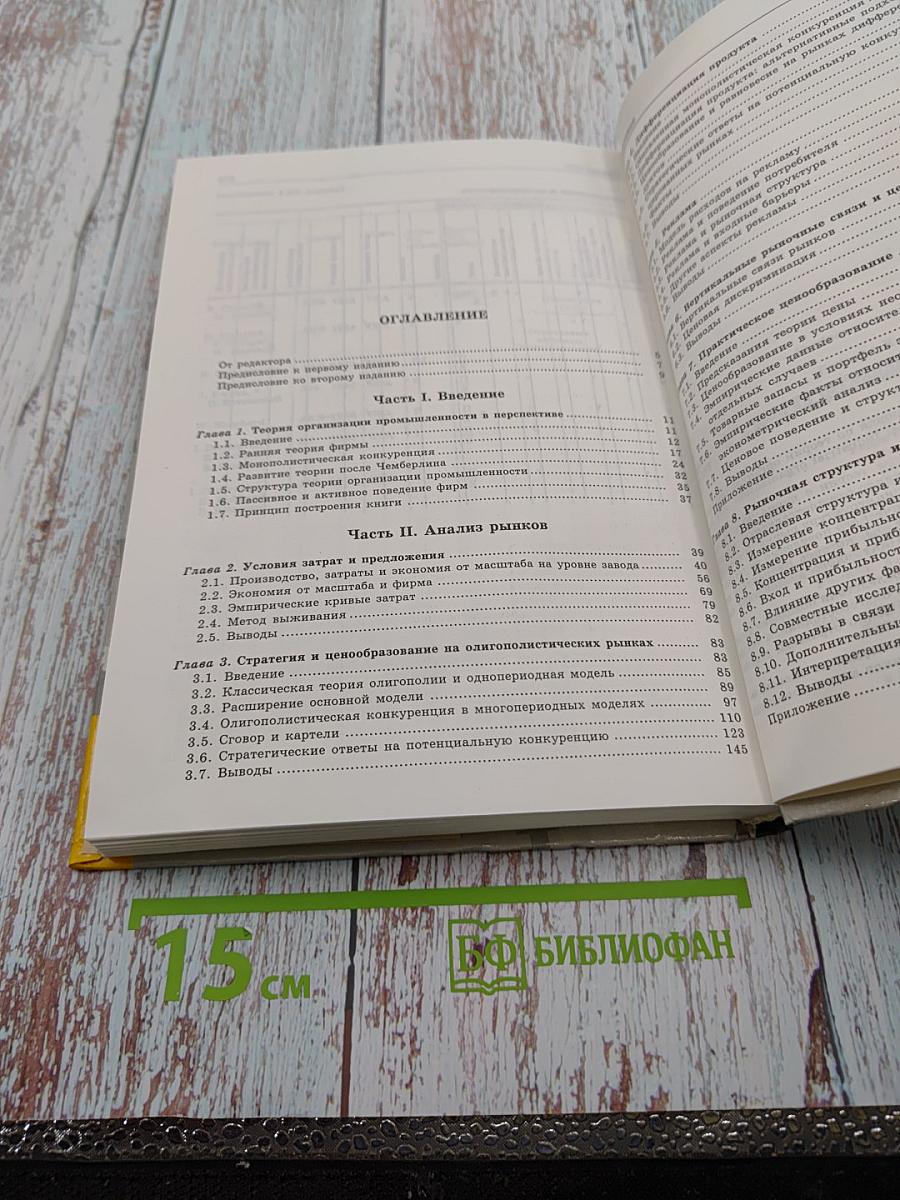 Теория организации промышленности. Том 1