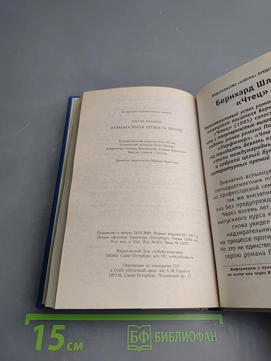 Невыносимая легкость бытия