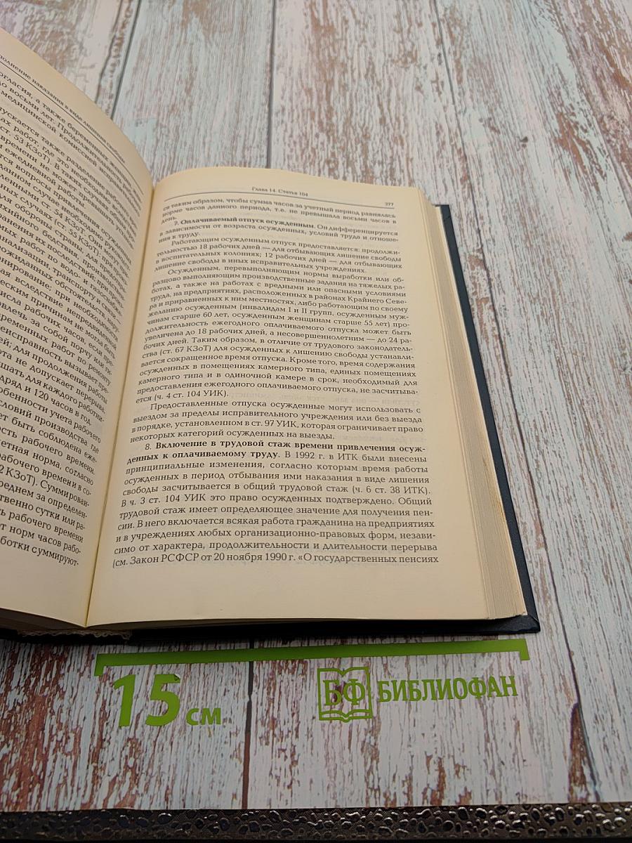 Комментарий к Уголовно-исполнительному кодексу Российской Федерации