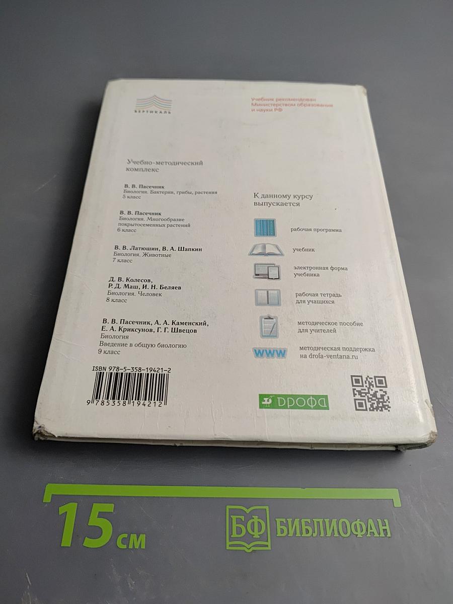 Биология. Человек. 8 класс