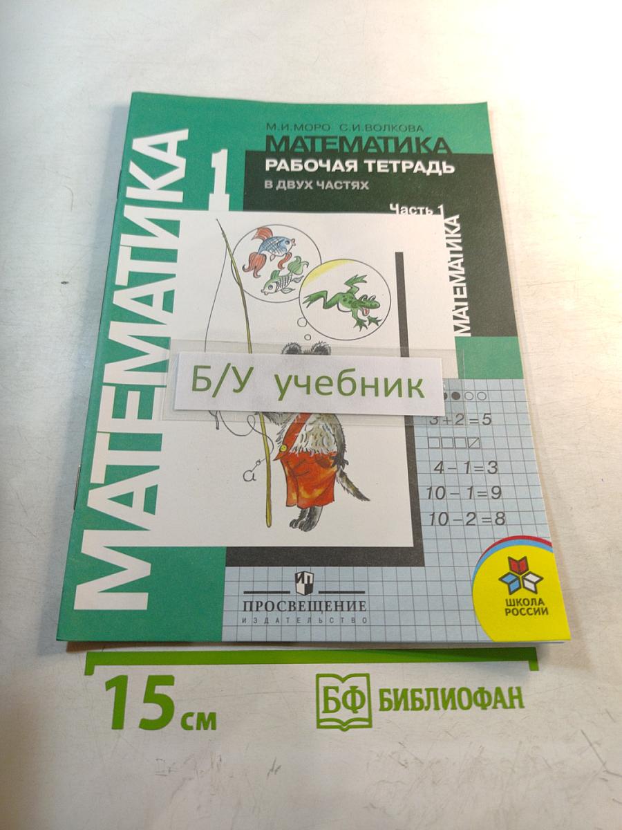 Математика. Рабочая тетрадь. 1 класс. Часть 1