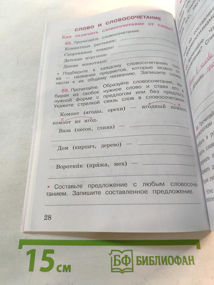 Русский язык. Рабочая тетрадь. 3 класс. Часть 1