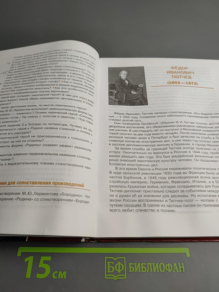 Литература. Учебник для 8 класса. Часть 1