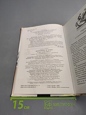 Литература 11 класс. Часть 1. Учебник