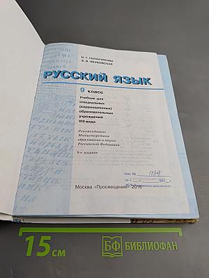 Русский язык 9 класс