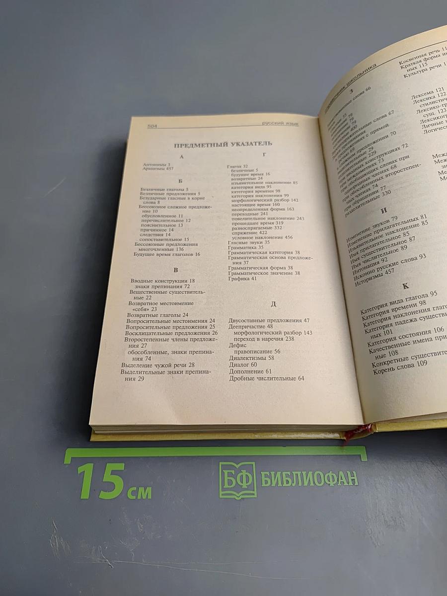 Русский язык. Справочник школьника