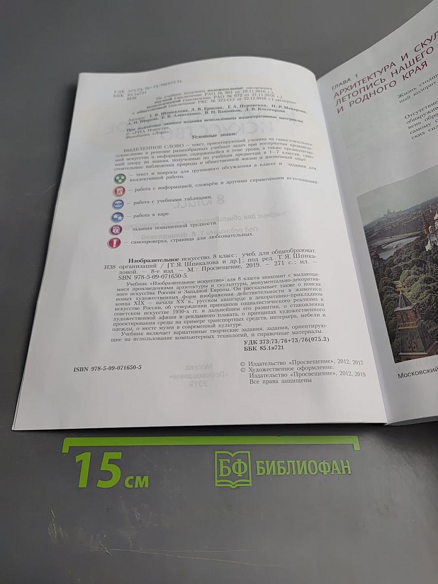 Изобразительное искусство. 8 класс