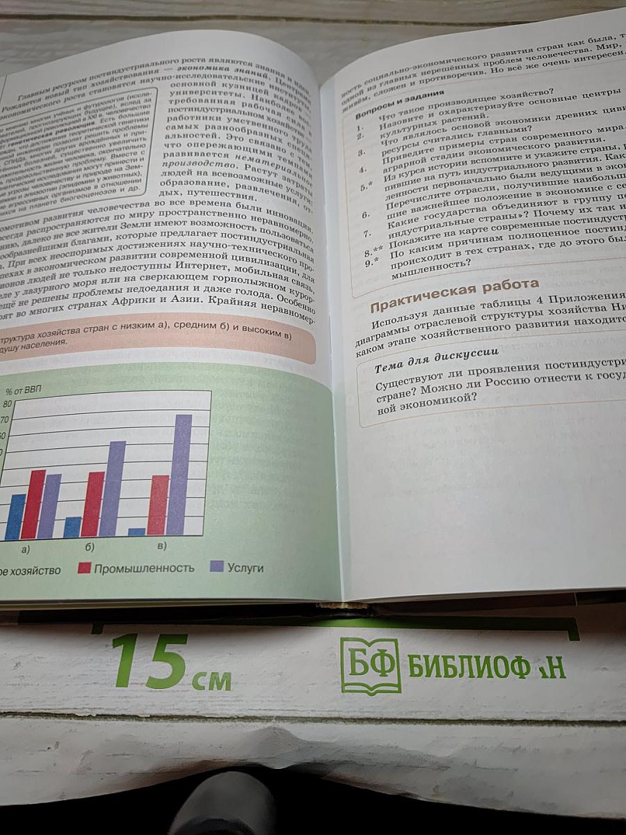 География. Экономическая и социальная география мира. 10-11 классы. Часть 1