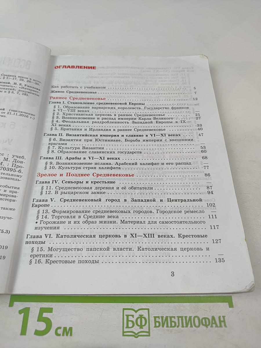 Всеобщая история. История Средних веков. 6 класс