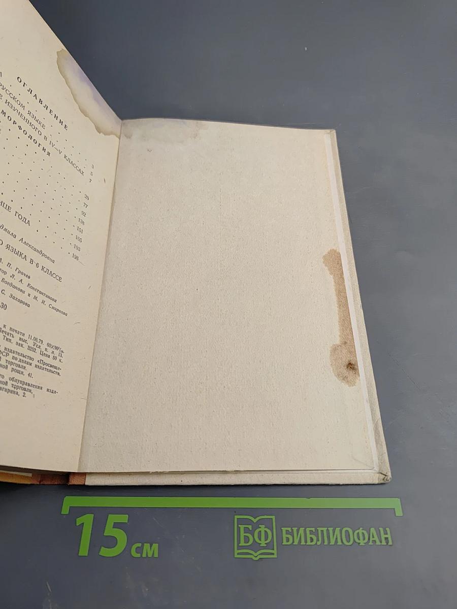 Уроки русского языка в 6 классе