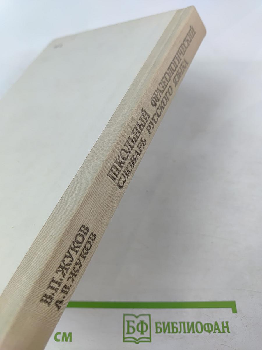 Школьный фразеологический словарь русского языка