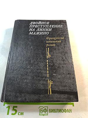 Двойное преступление на линии Мажино. Французский шпионский роман