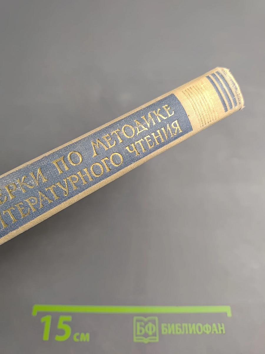 Очерки по методике литературного чтения