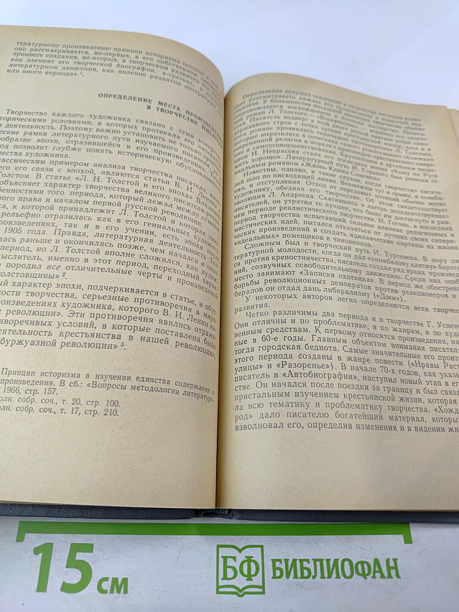 Методика литературоведческого анализа