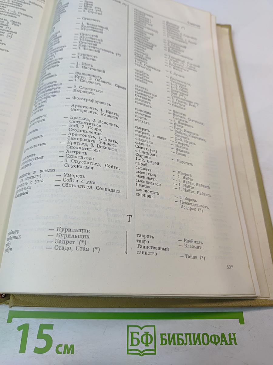 Словарь синонимов русского языка. В двух томах. Том второй. О-Я