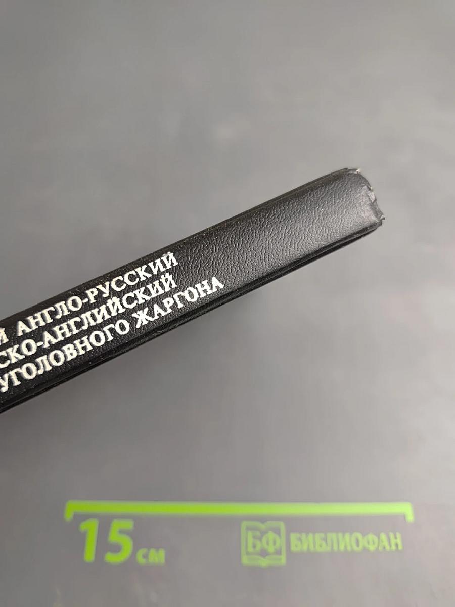 Краткий англо-русский и русско-английский словарь уголовного жаргона