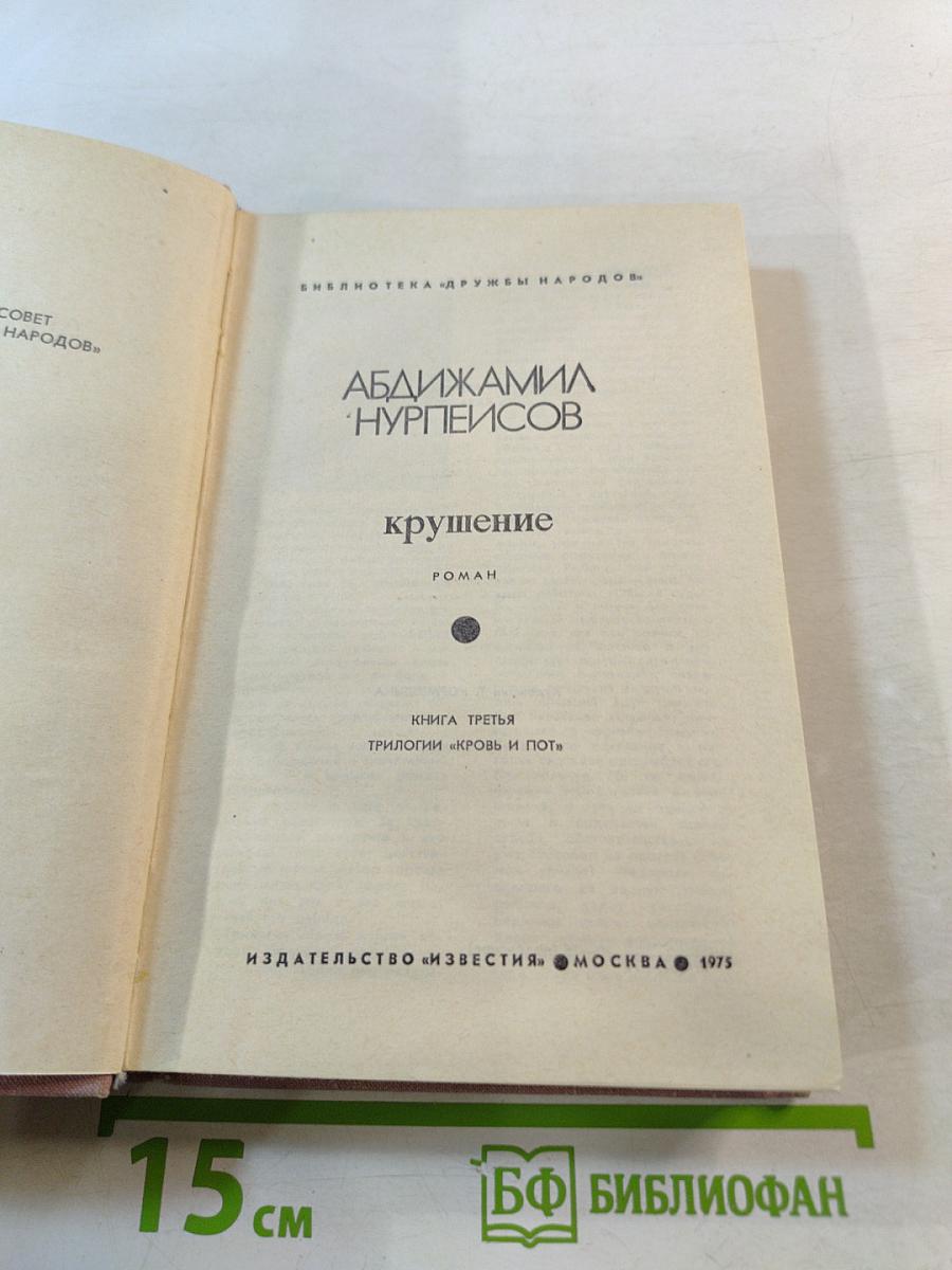 Крушение. Книга третья трилогии «Кровь и пот»