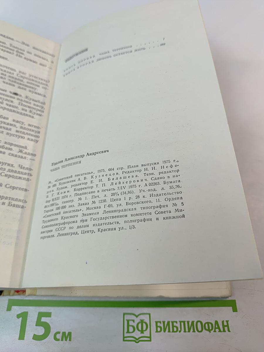 Чаша терпения