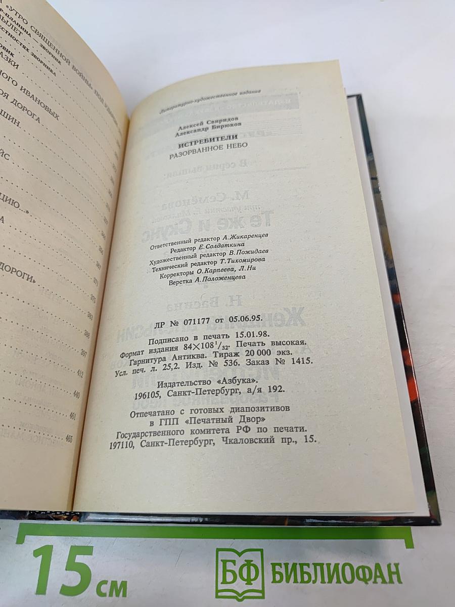 Истребители. Разорванное небо