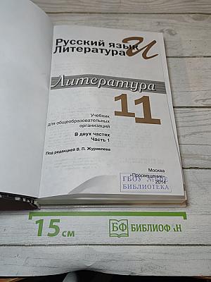 Литература. 11 класс. Часть 1