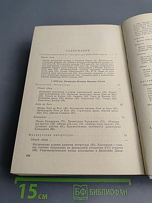 История зарубежной литературы XVII - XVIII вв.