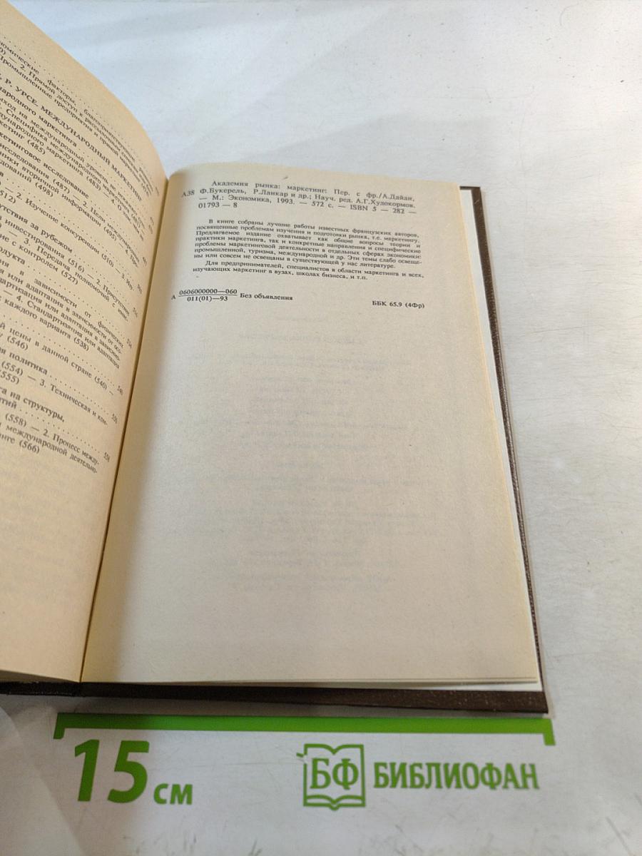 Академия рынка: маркетинг