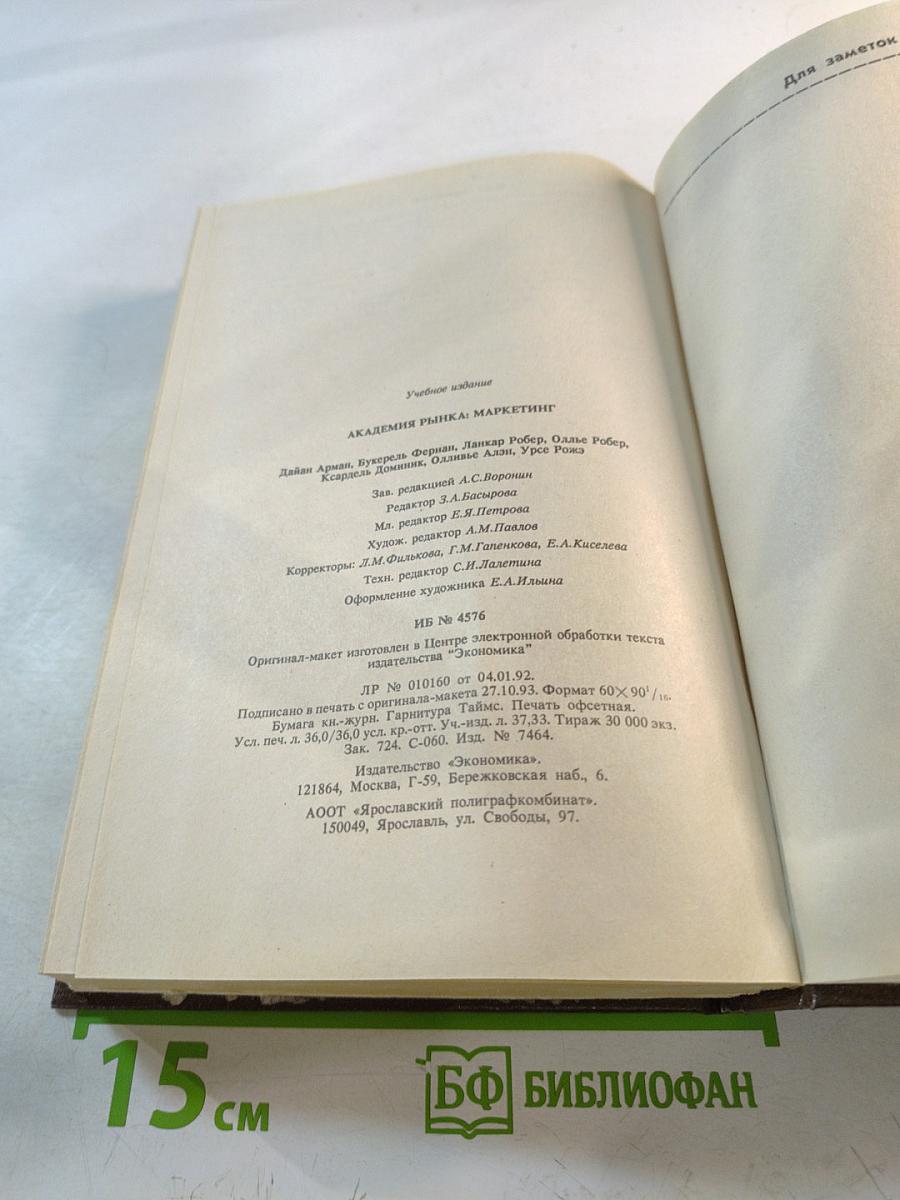 Академия рынка: маркетинг