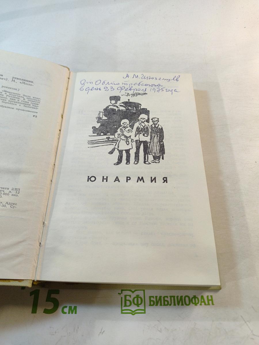 Юнармия Именем Революции