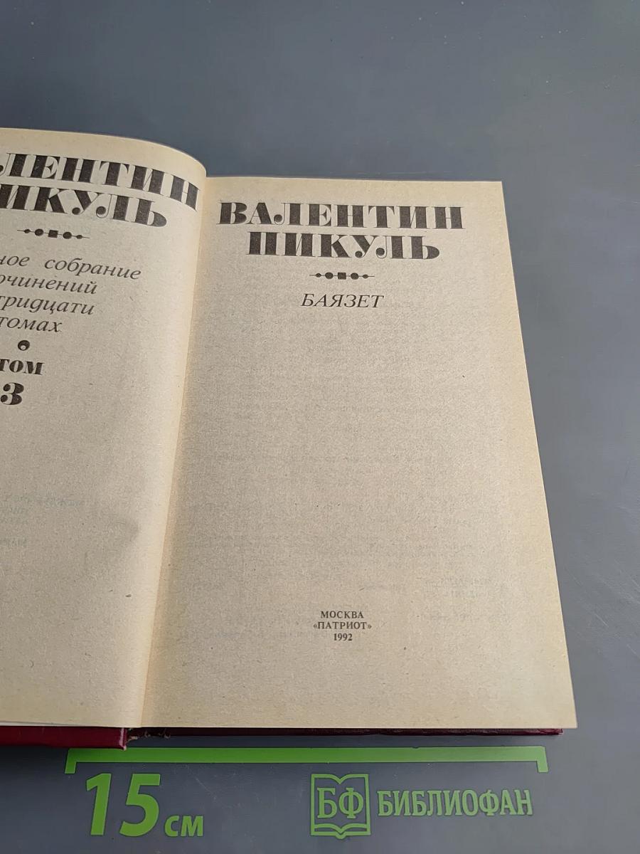 Баязет. Том 3