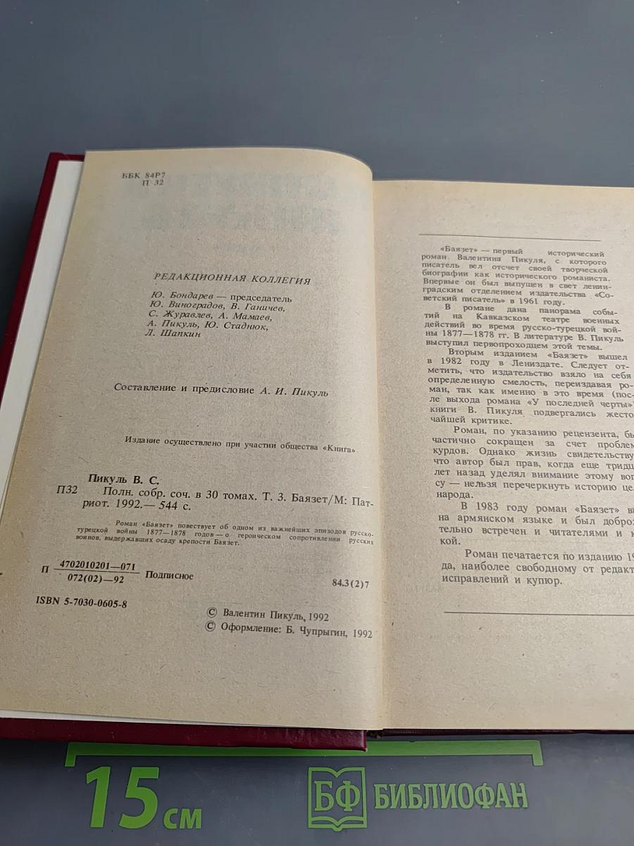 Баязет. Том 3