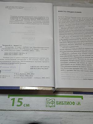 Литература. 11 класс. Вчера и сегодня. Часть I