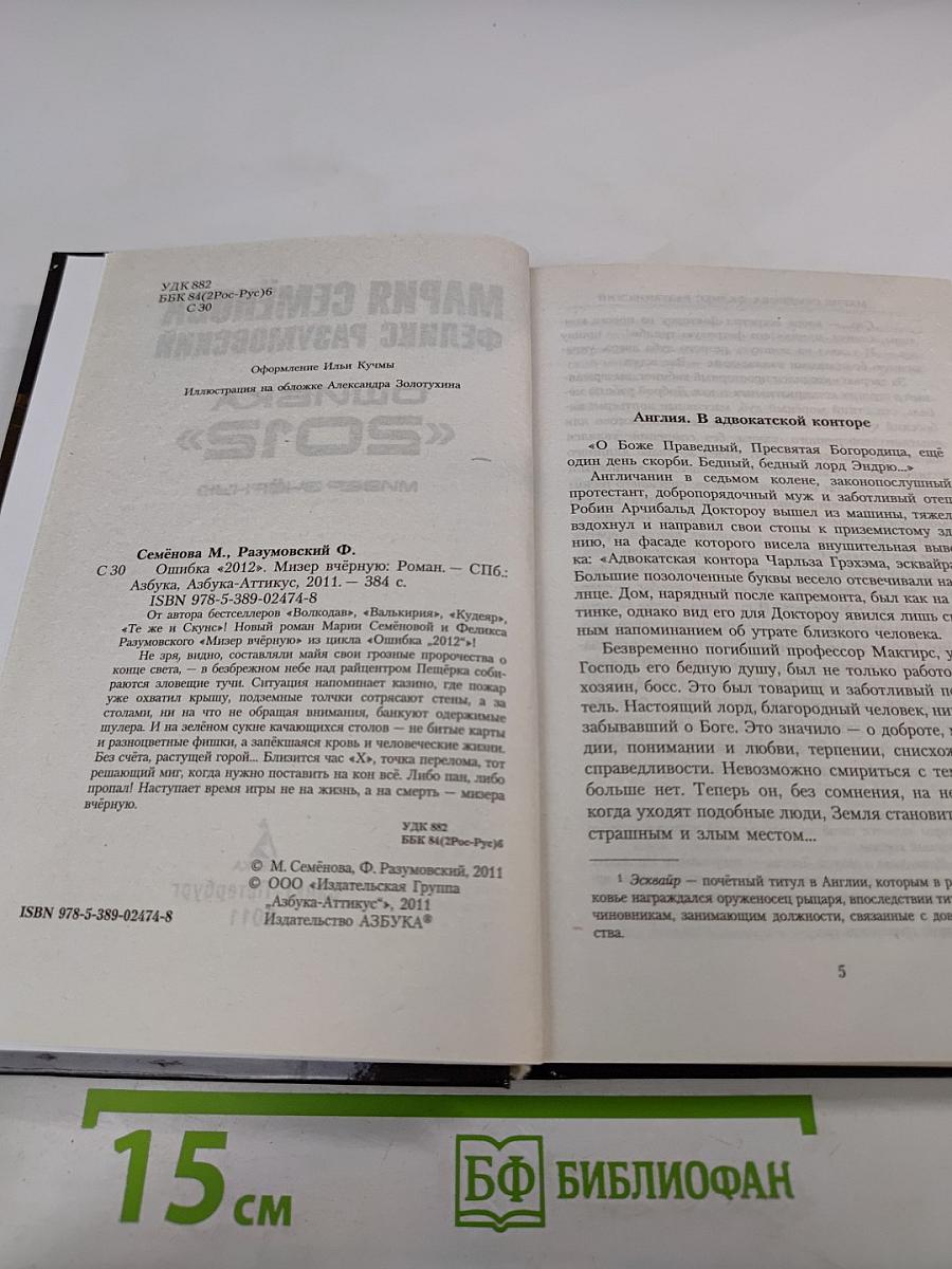 Ошибка «2012». Мизер вчерную