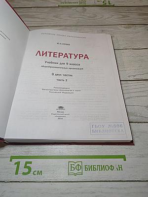 Литература. Учебник для 9 класса. В двух частях. Часть 2