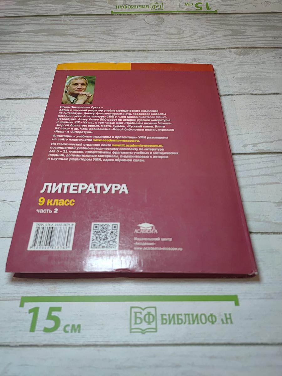 Литература. Учебник для 9 класса. В двух частях. Часть 2