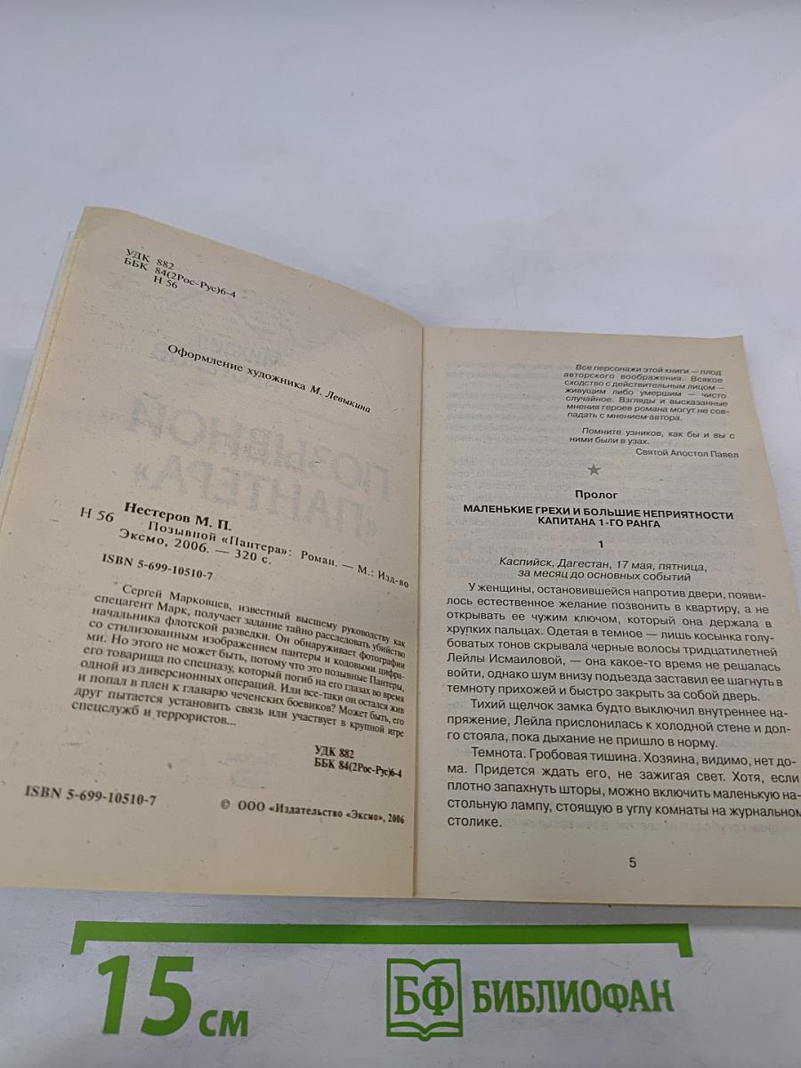 Позывной «Пантера»