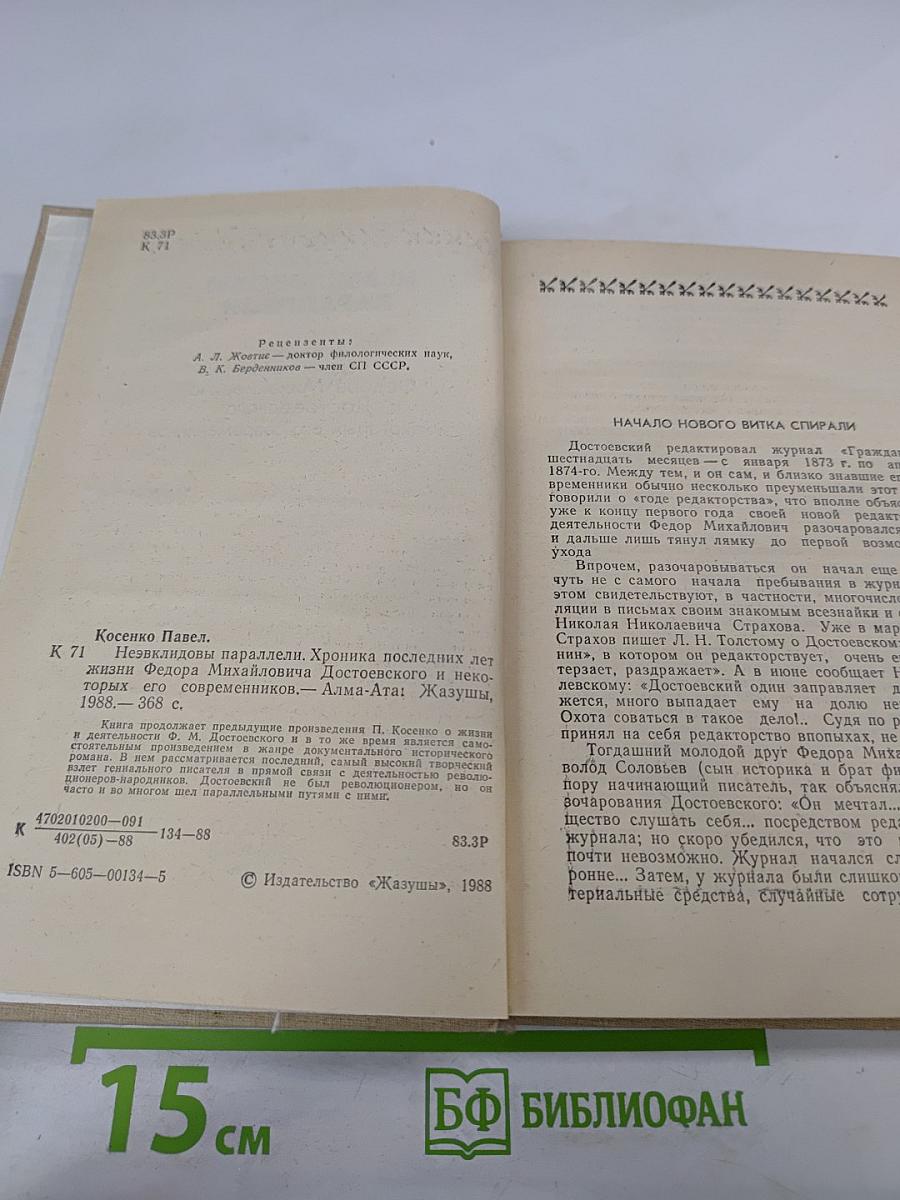 Неевклидовы параллели: Хроника последних лет жизни Федора Михайловича Достоевского и некоторых его современников