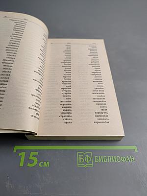 Обратный словарь русского языка