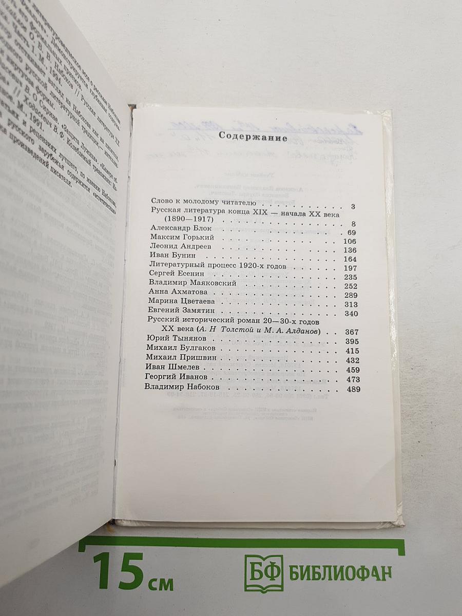 Русская литература XX века. 11 класс. Часть 1