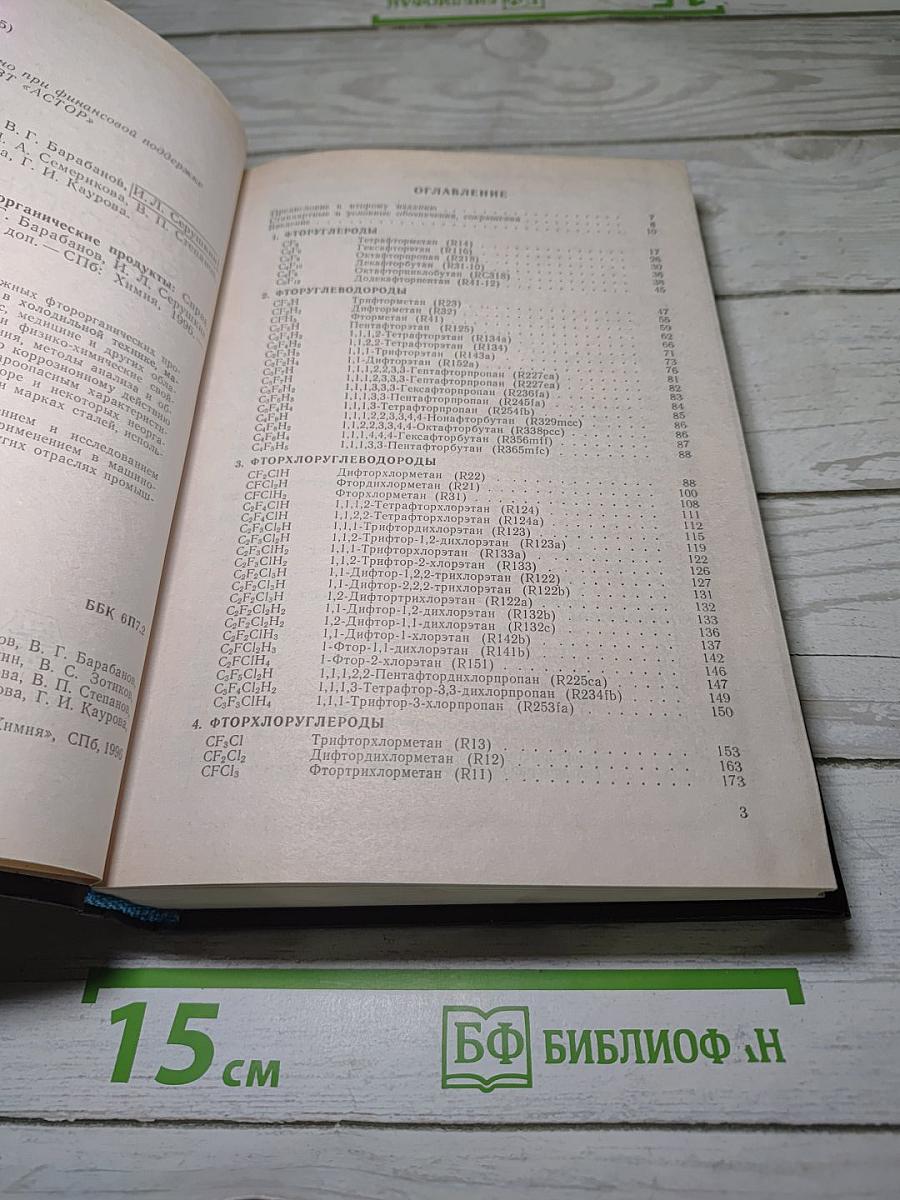 Промышленные фторорганические продукты